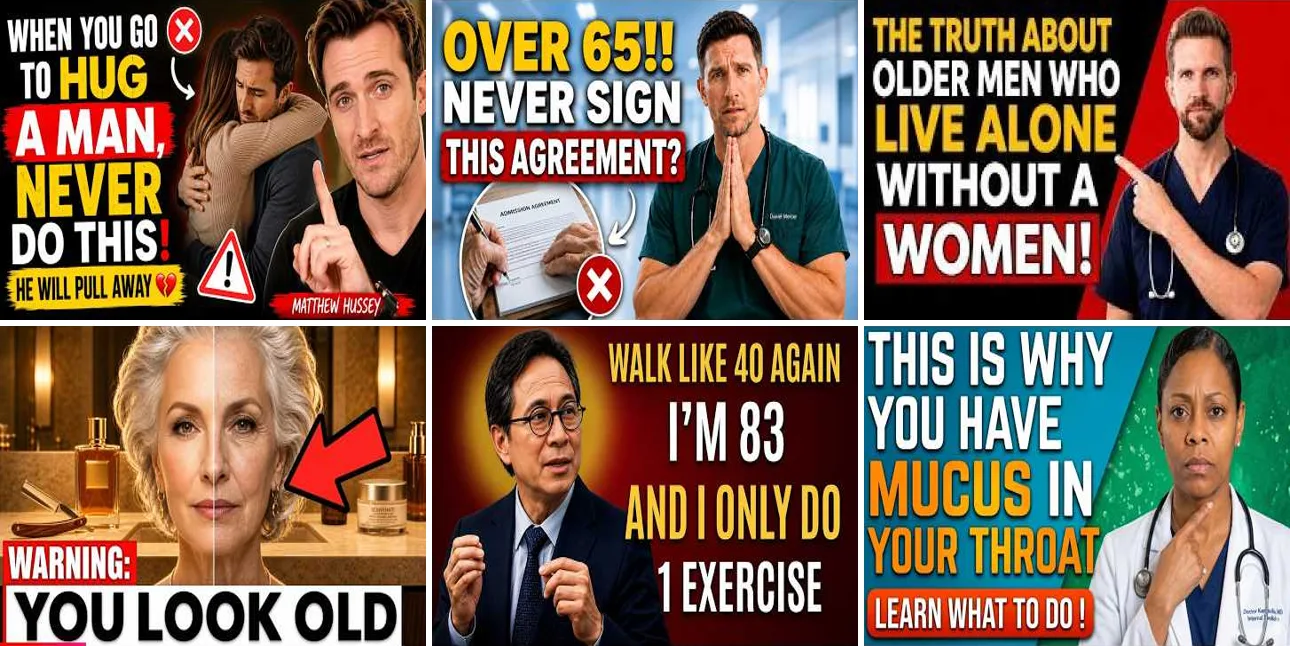 Six breakout YouTube thumbnails that combine a close-up human face with a bold text overlay, warning colors, and a clear emotional expression